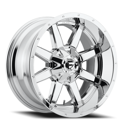 Aluminum 17X9 Maverick D536 Chrome Fuel Off Road Wheels-6