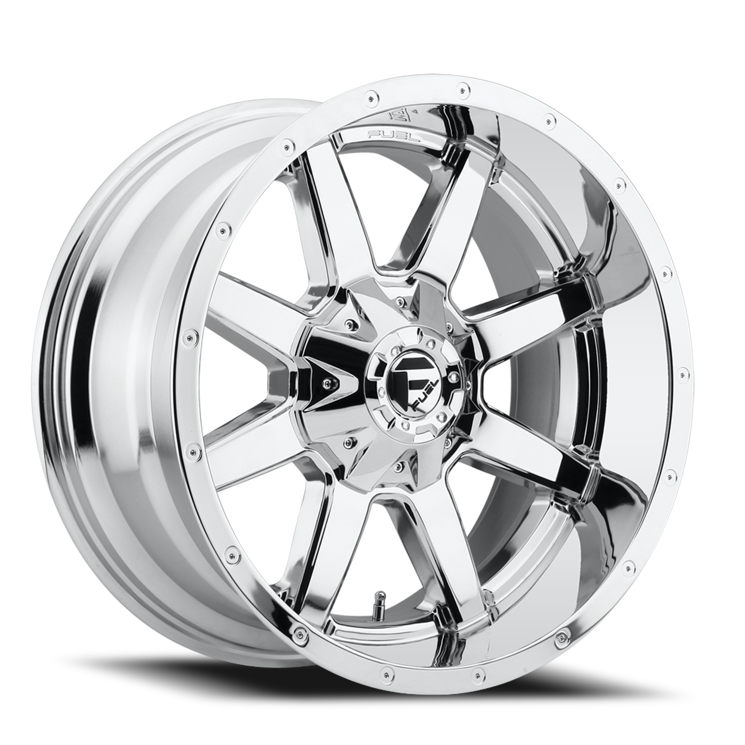 Aluminum 20X10 Maverick D536 Chrome Fuel Off Road Wheels