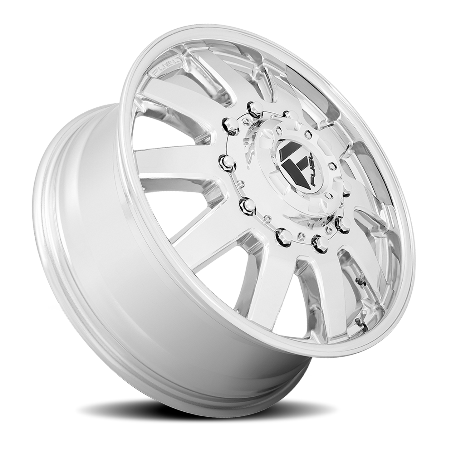 Dually 20X8.25 Maverick Dually D536 Chrome Fuel Off Road Wheels-4