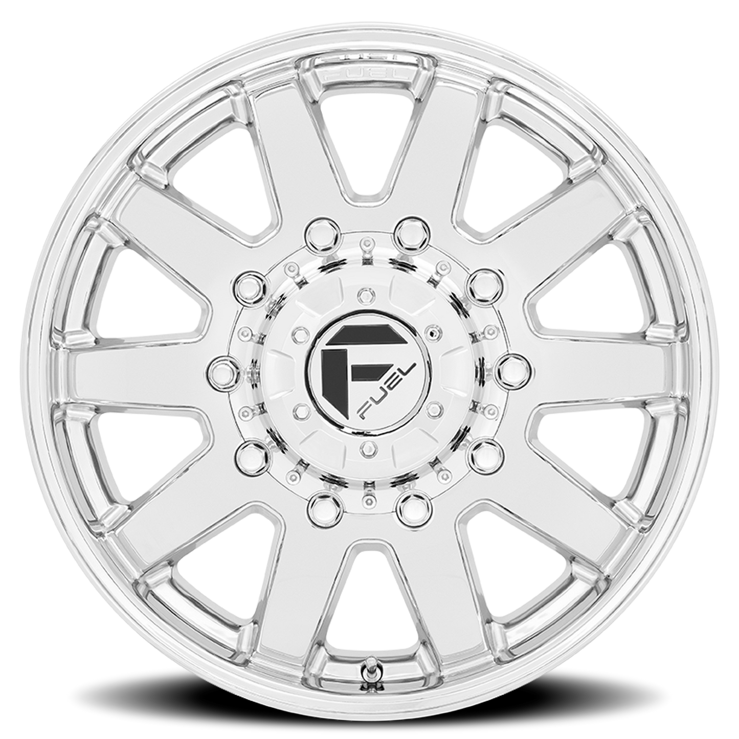 Dually 20X8.25 Maverick Dually D536 Chrome Fuel Off Road Wheels-5