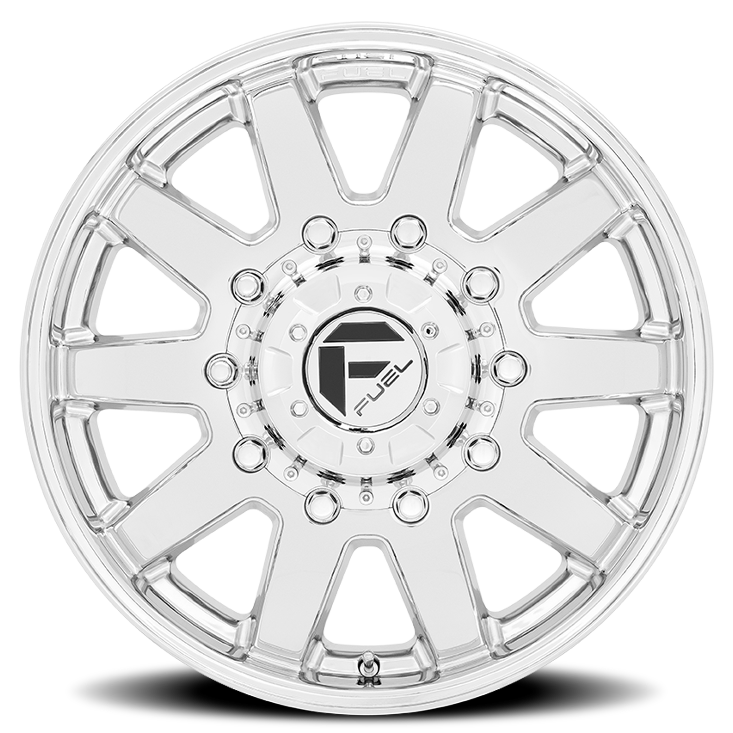 Dually 20X8.25 Maverick Dually D536 Chrome Fuel Off Road Wheels-5