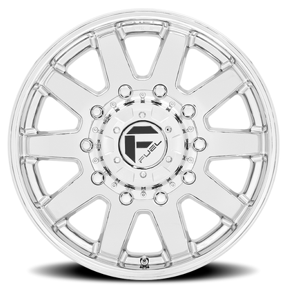 Dually 20X8.25 Maverick Dually D536 Chrome Fuel Off Road Wheels-5