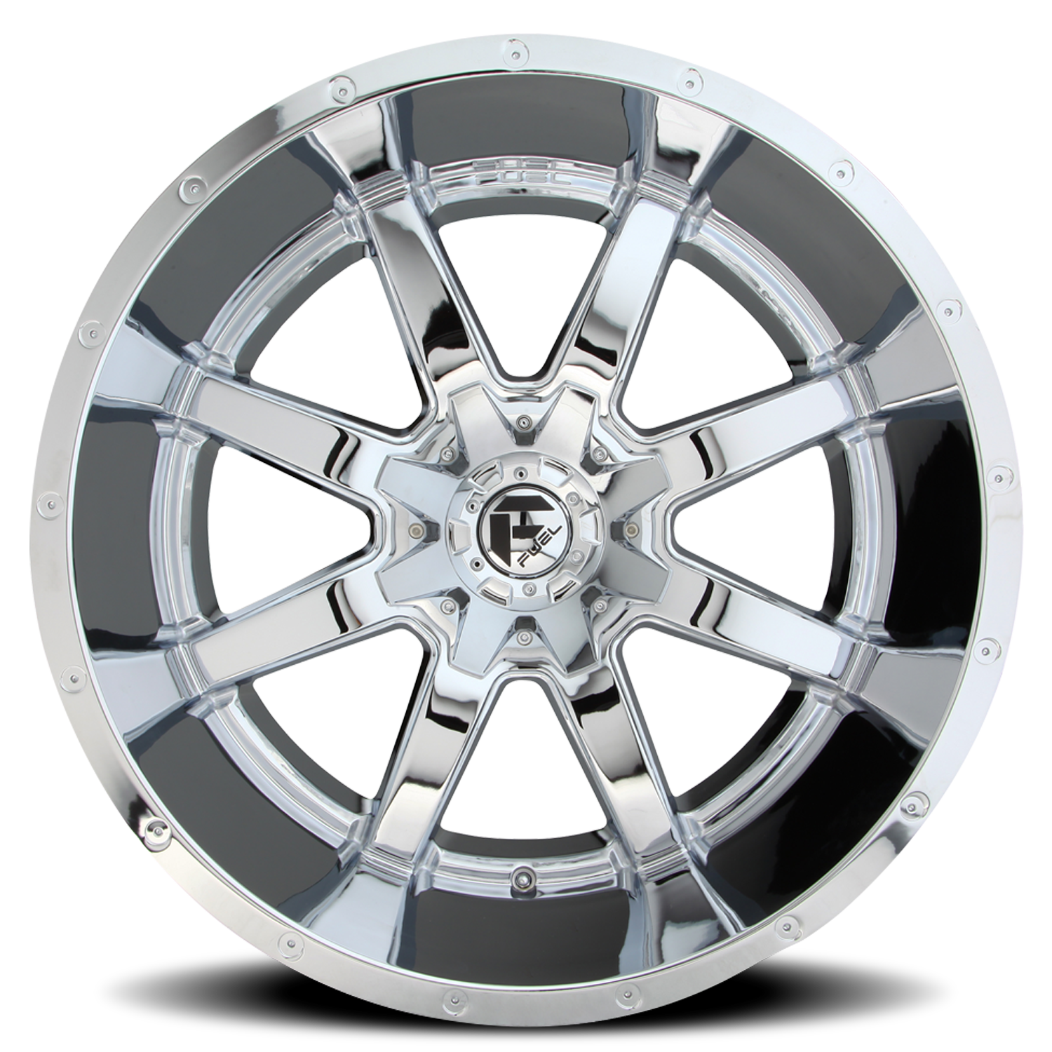Aluminum 20X9 Maverick D536 Chrome Fuel Off Road Wheels-17