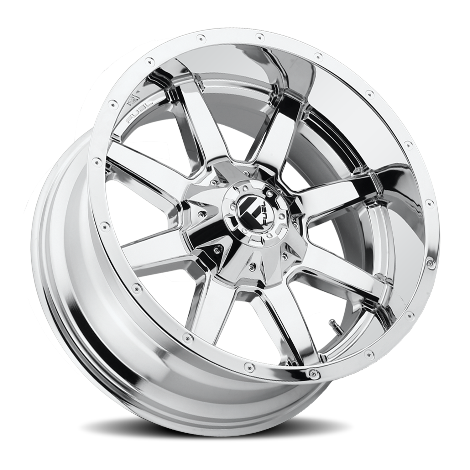 Aluminum 22X10 Maverick D536 Chrome Fuel Off Road Wheels-4