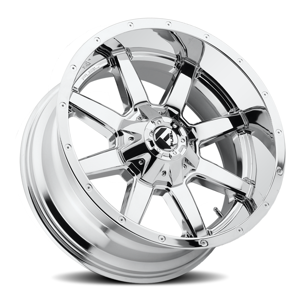 Aluminum 22X10 Maverick D536 Chrome Fuel Off Road Wheels-4