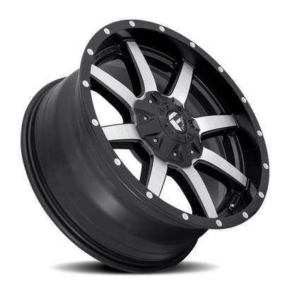 Aluminum 18X9 Maverick D537 Black Machined Fuel Off Road Wheels-7