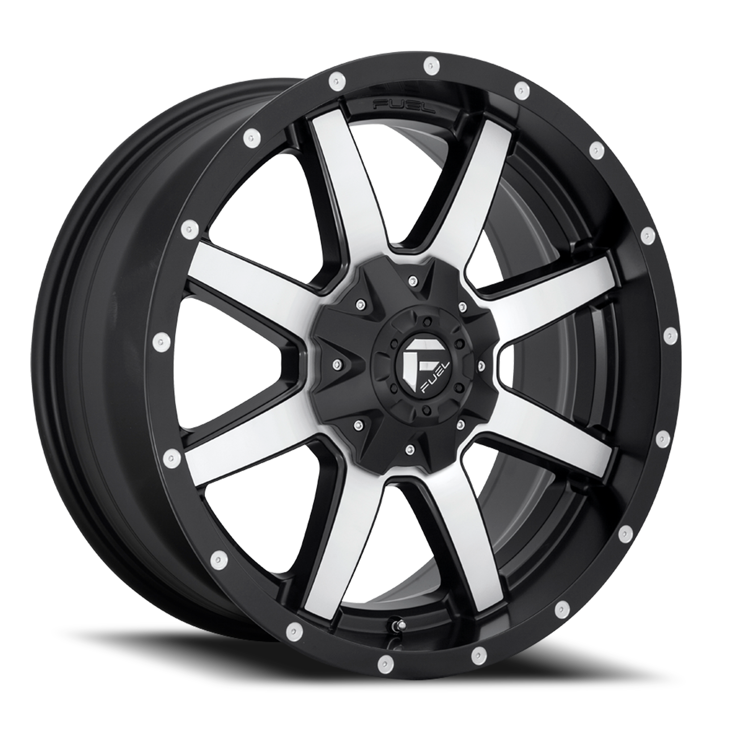 Aluminum 20X10 Maverick D537 Black Machined Fuel Off Road Wheels