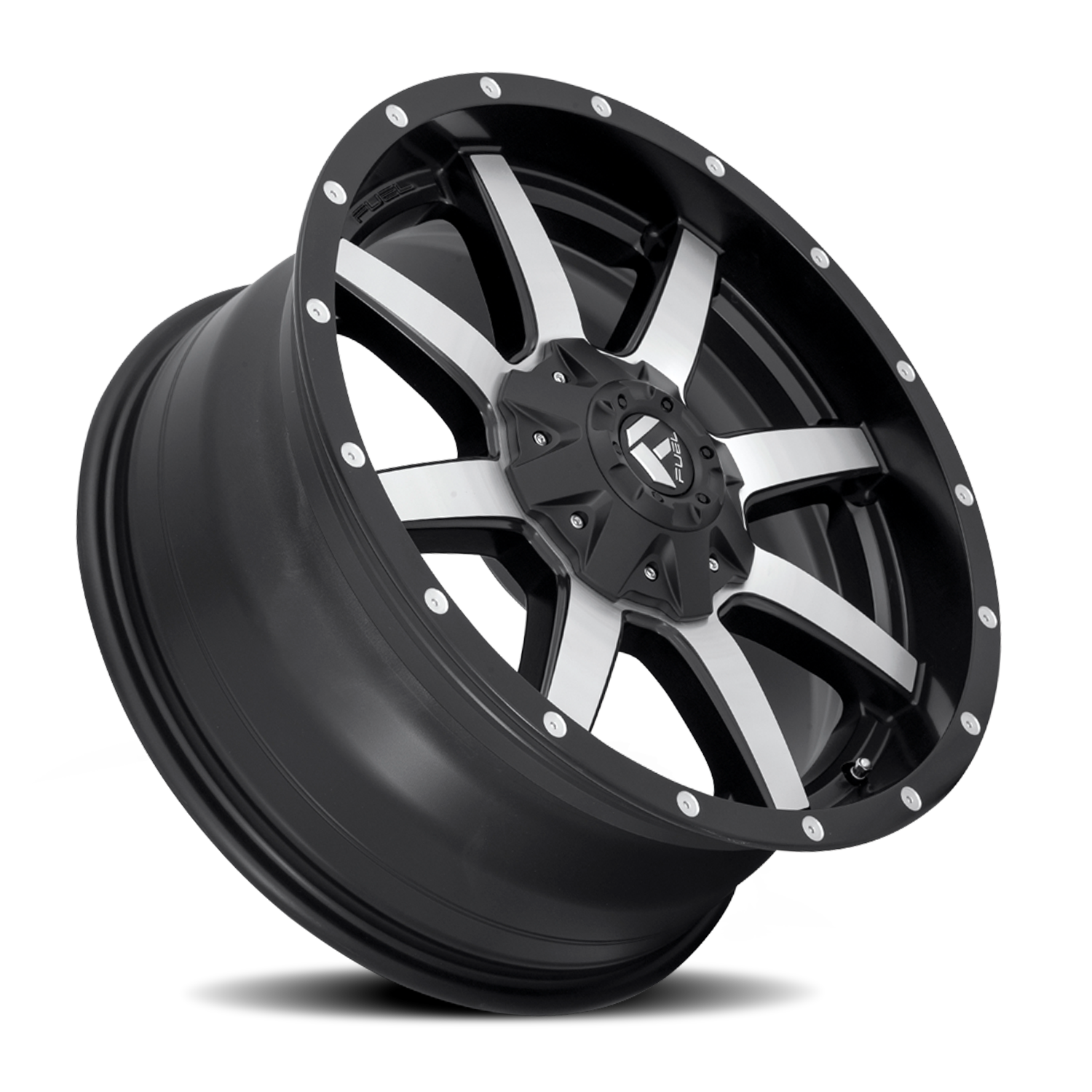 Aluminum 20X10 Maverick D537 Black Machined Fuel Off Road Wheels-1