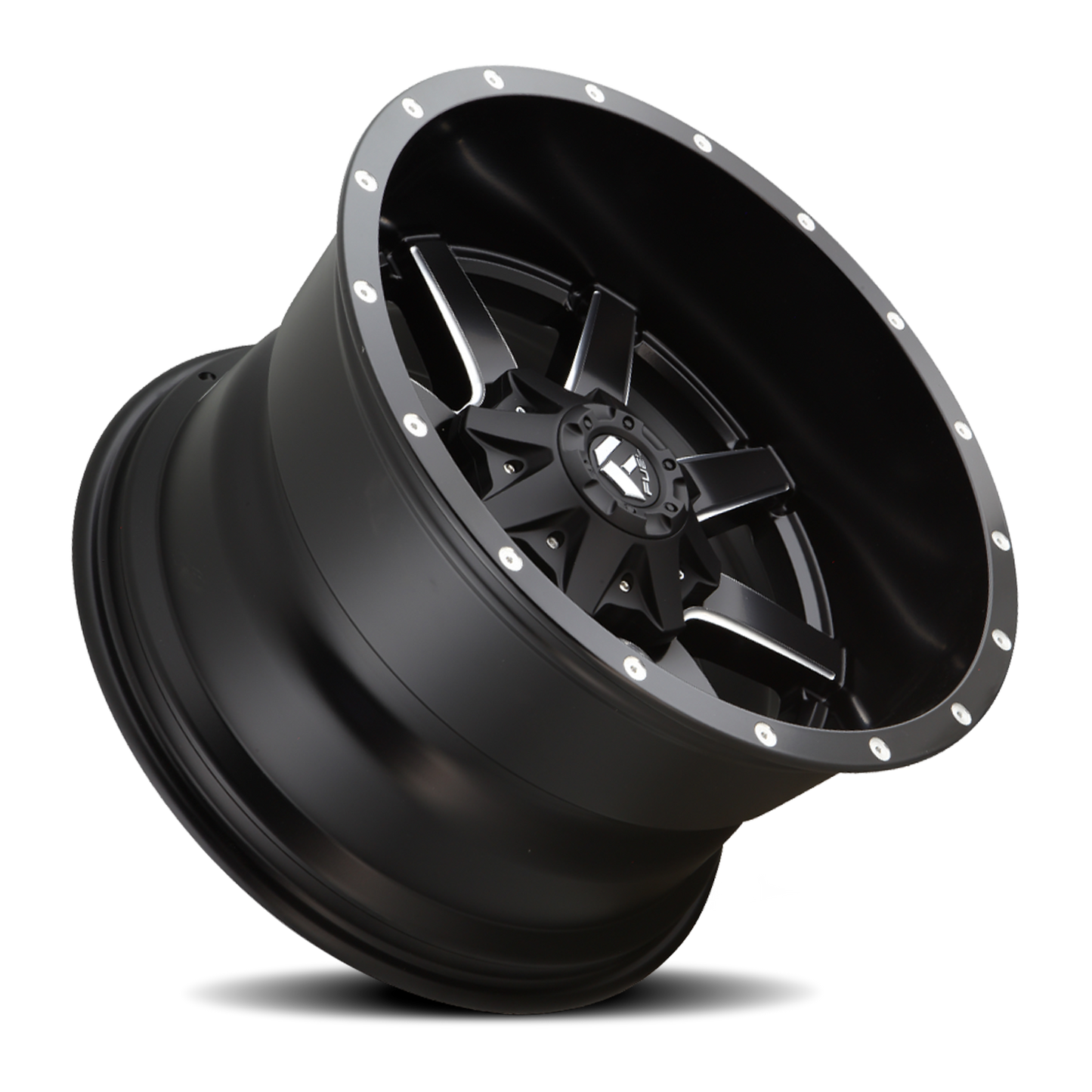 Aluminum 17X10 Maverick D538 Black Milled Fuel Off Road Wheels-4