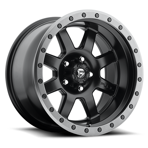 Aluminum 17X8.5 Trophy D551 Matte Black Fuel Off Road Wheels-9