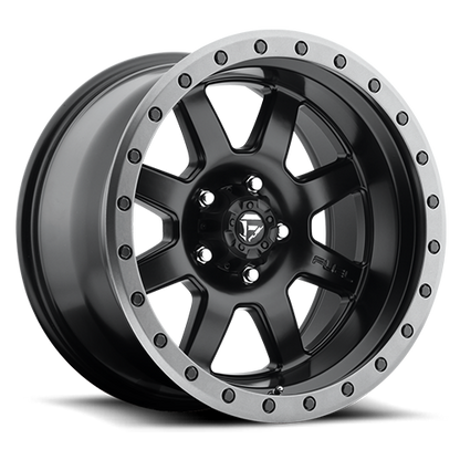 Aluminum 17X8.5 Trophy D551 Matte Black Fuel Off Road Wheels-3