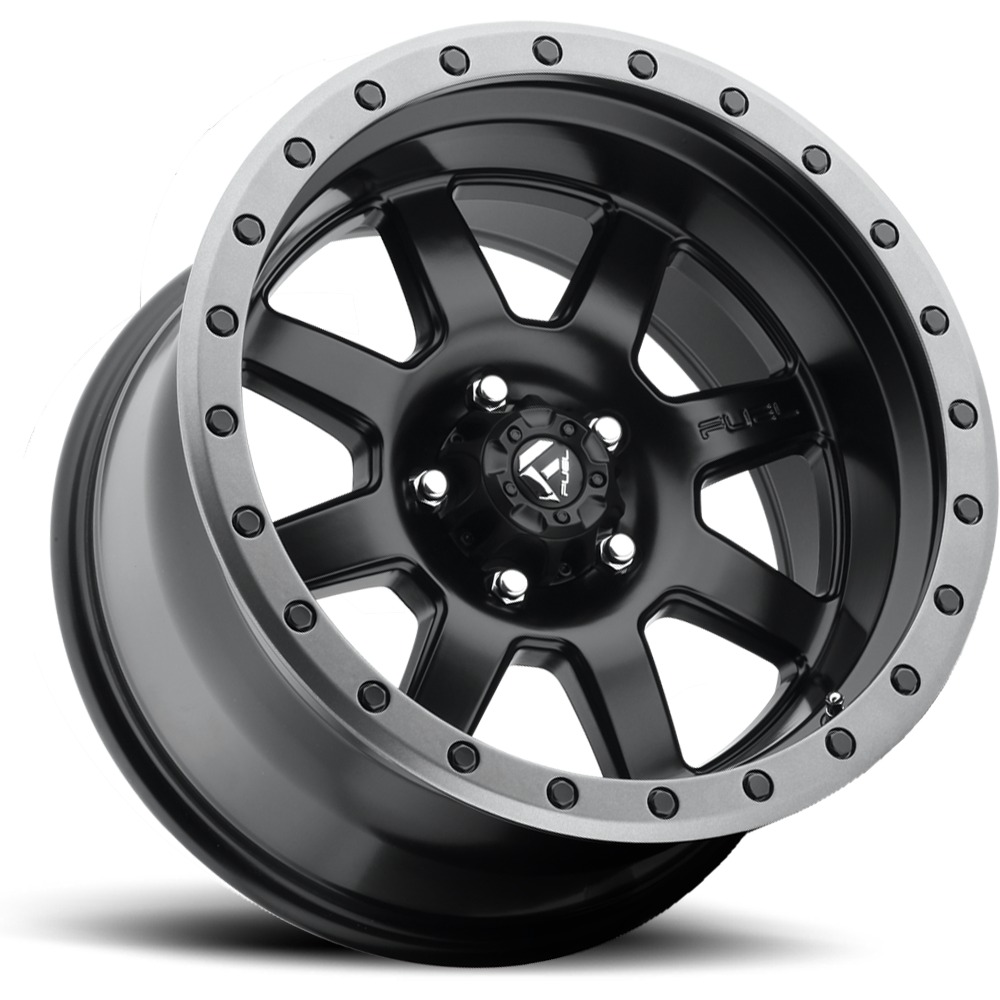 Aluminum 17X8.5 Trophy D551 Matte Black Fuel Off Road Wheels-4