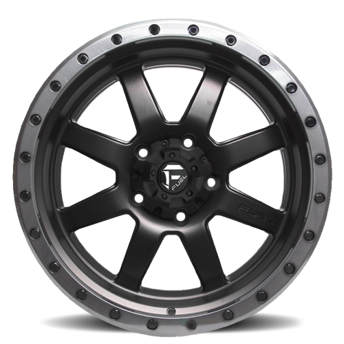 Aluminum 17X8.5 Trophy D551 Matte Black Fuel Off Road Wheels-2