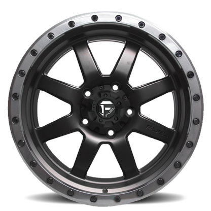 Aluminum 17X8.5 Trophy D551 Matte Black Fuel Off Road Wheels-2