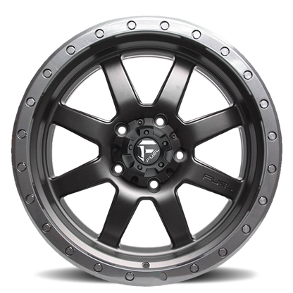 Aluminum 17X8.5 Trophy D552 Anthracite Gray Fuel Off Road Wheels-8