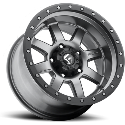 Aluminum 17X8.5 Trophy D552 Anthracite Gray Fuel Off Road Wheels-4