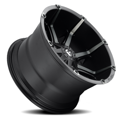 Aluminum 18X9 Coupler D556 Matte Black/Machined Dark Tint Fuel Off Road Wheels-16