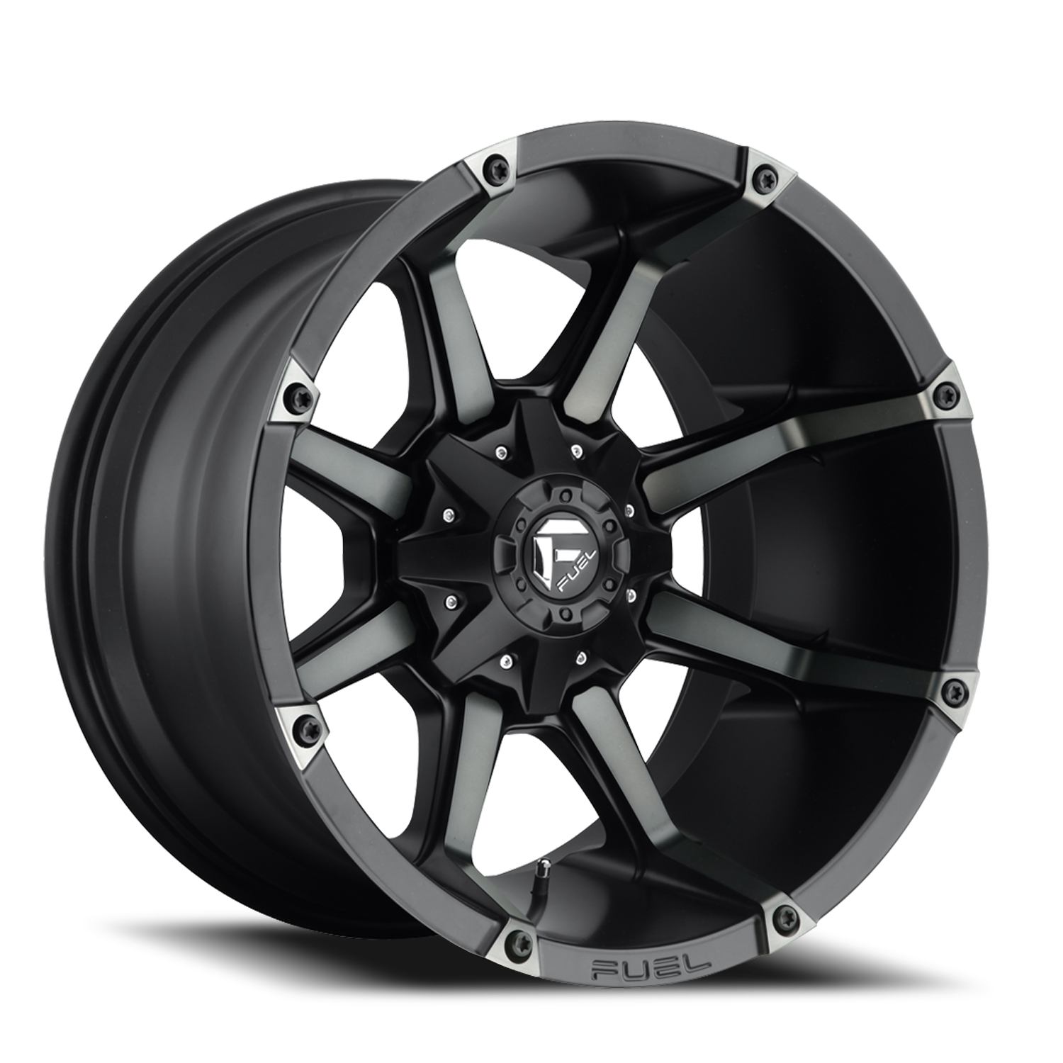 Aluminum 18X9 Coupler D556 Matte Black/Machined Dark Tint Fuel Off Road Wheels