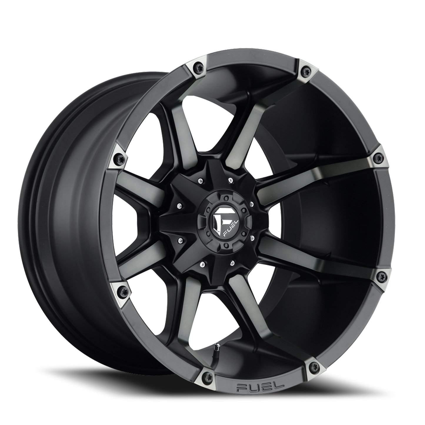 Aluminum 18X9 Coupler D556 Matte Black/Machined Dark Tint Fuel Off Road Wheels-6