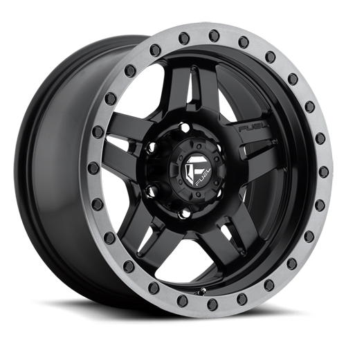 Aluminum 17X8.5 Anza D557 Matte Black Fuel Off Road Wheels-9
