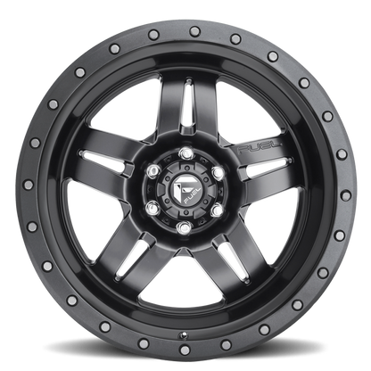 Aluminum 17X8.5 Anza D558 Matte Gunmetal Gray Fuel Off Road Wheels-14