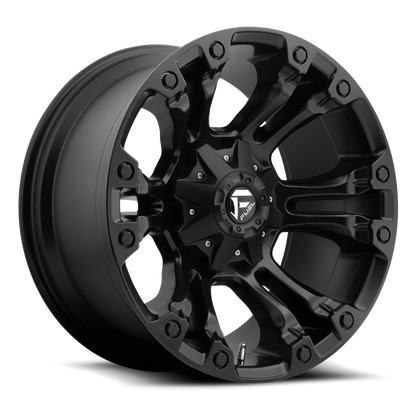 Aluminum 17X10 Vapor D560 Matte Black Fuel Off Road Wheels