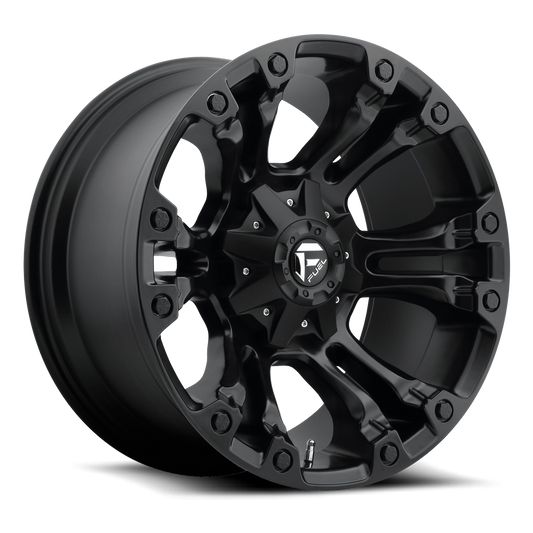 Aluminum 17X9 Vapor D560 Matte Black Fuel Off Road Wheels