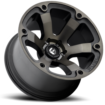 Aluminum 17X9 Beast D564 Matte Black/Machined Dark Tint Fuel Off Road Wheels-22