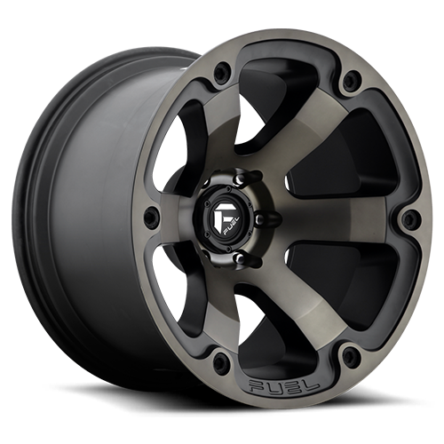 Aluminum 18X9 Beast D564 Matte Black/Machined Dark Tint Fuel Off Road Wheels-30