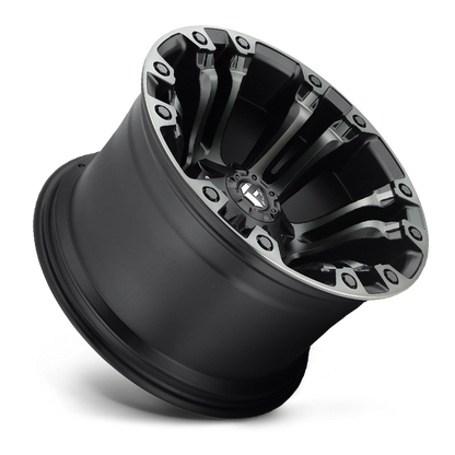 Aluminum 17X10 Vapor D569 Matte Black Double Dark Tint Fuel Off Road Wheels-13