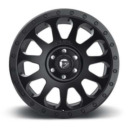 Aluminum 16X8 Vector D579 Matte Black Fuel Off Road Wheels-11