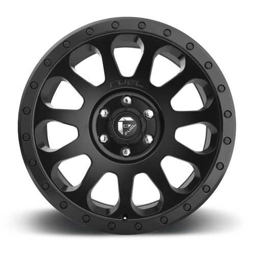 Aluminum 20X9 Vector D579 Matte Black Fuel Off Road Wheels-8