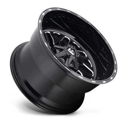 Aluminum 20X9 Triton D581 Gloss Black Milled Fuel Off Road Wheels-1