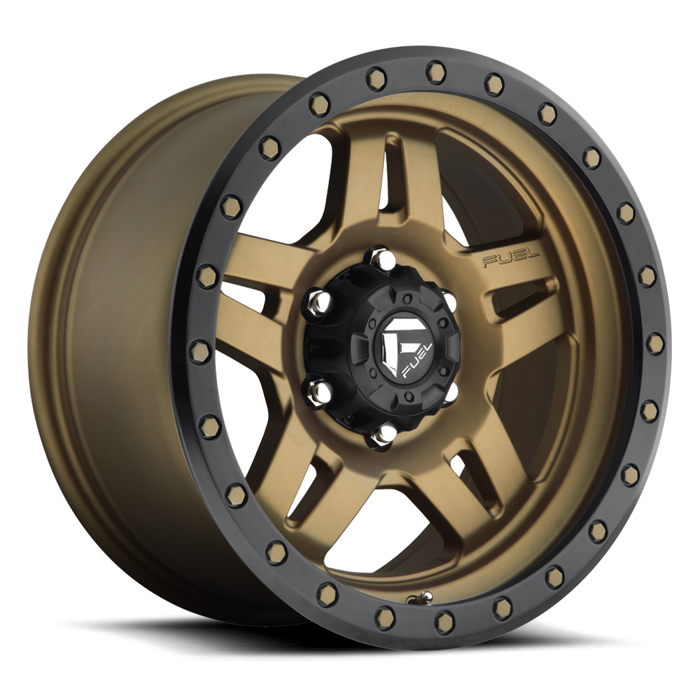 Aluminum 18X9 Anza D583 Bronze Fuel Off Road Wheels