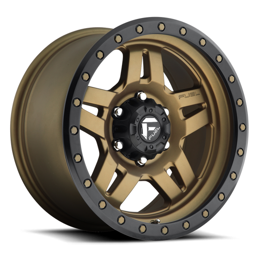 Aluminum 18X9 Anza D583 Bronze Fuel Off Road Wheels