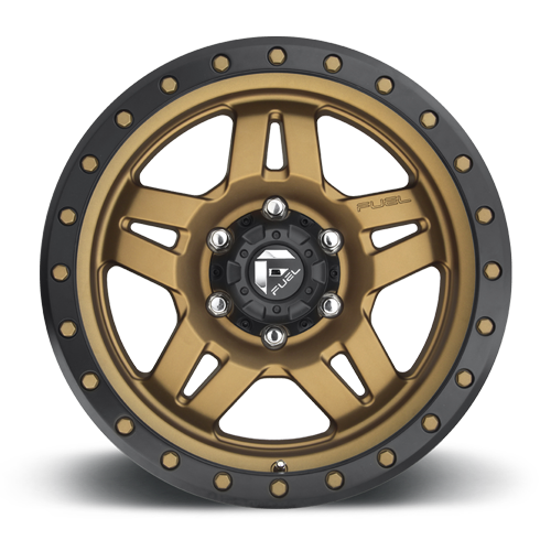 Aluminum 18X9 Anza D583 Bronze Fuel Off Road Wheels-2
