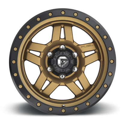 Aluminum 18X9 Anza D583 Bronze Fuel Off Road Wheels-2