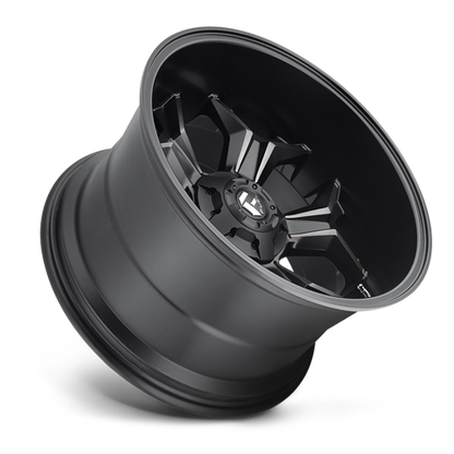 Aluminum 20X9 Avenger D605 Matte Black/Machined Dark Tint Fuel Off Road Wheels-4