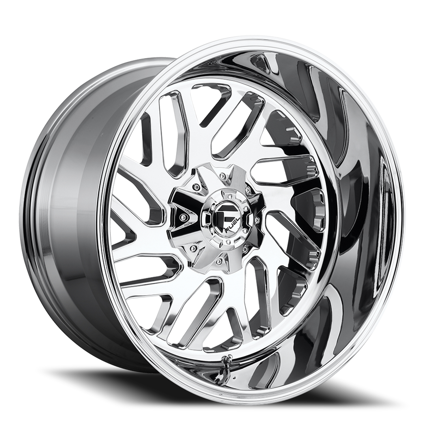 Aluminum 20X10 Triton D609 Chrome Plated Fuel Off Road Wheels