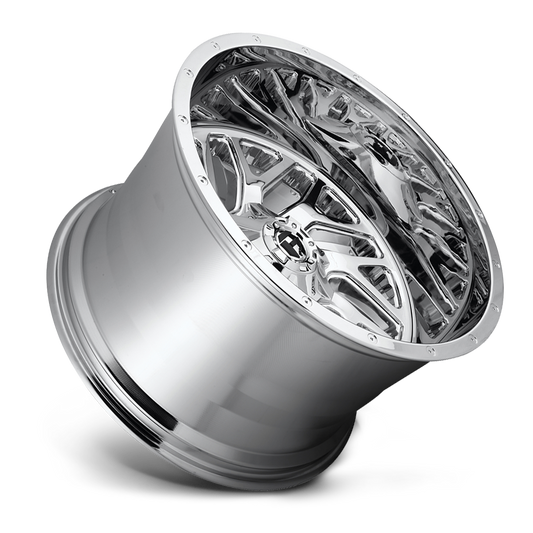 Aluminum 20X10 Triton D609 Chrome Plated Fuel Off Road Wheels-1