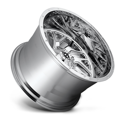 Aluminum 20X9 Triton D609 Chrome Plated Fuel Off Road Wheels-1