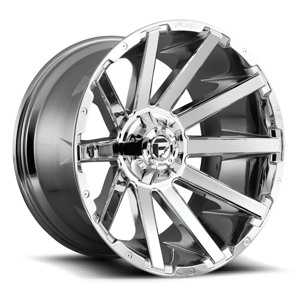 Aluminum 20X10 Contra D614 Chrome Fuel Off Road Wheels
