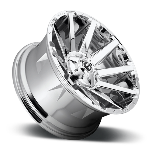 Aluminum 20X10 Contra D614 Chrome Fuel Off Road Wheels-10