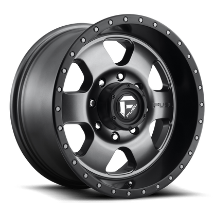 Aluminum 18X9 Podium D619 Anthracite/Black Lip Fuel Off Road Wheels-21