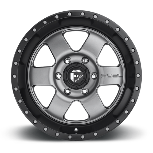 Aluminum 18X9 Podium D619 Anthracite/Black Lip Fuel Off Road Wheels-20