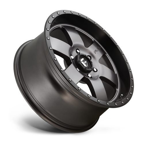 Aluminum 18X9 Podium D619 Anthracite/Black Lip Fuel Off Road Wheels-7