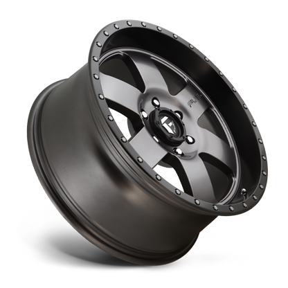 Aluminum 18X9 Podium D619 Anthracite/Black Lip Fuel Off Road Wheels-1