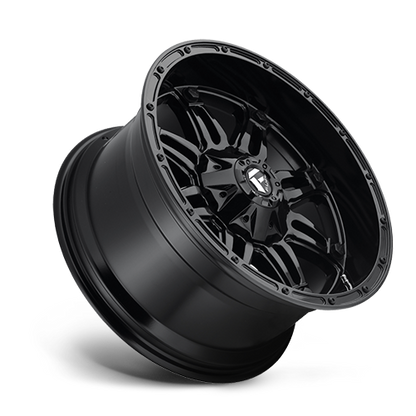 Aluminum 17X9 Hostage D625 Gloss Black Fuel Off Road Wheels-1