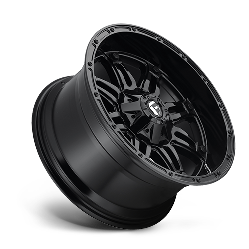 Aluminum 17X9 Hostage D625 Gloss Black Fuel Off Road Wheels-4