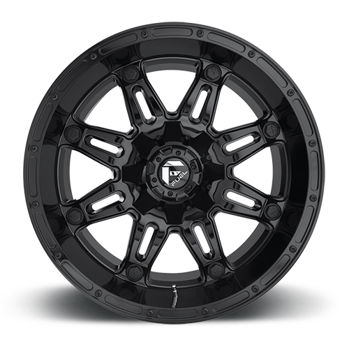Aluminum 17X9 Hostage D625 Gloss Black Fuel Off Road Wheels-5